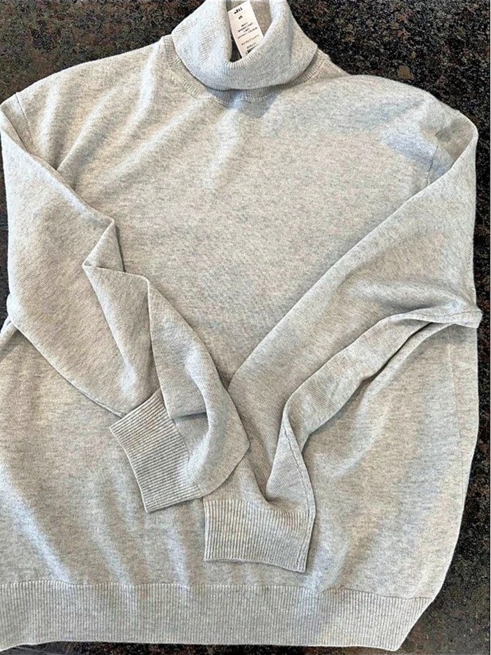 Aritzia Merino Wool Turtleneck Gray Small
